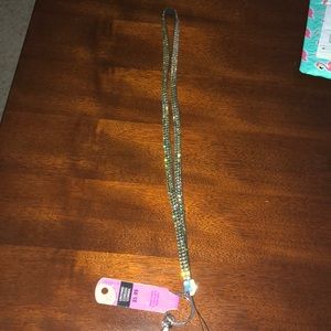 Clear Rhinestone Lanyard